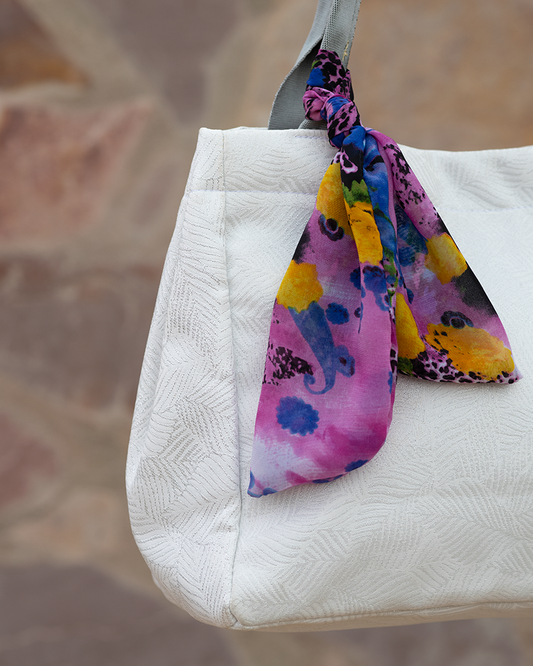 Bolso Fantasia Brillante Hojas