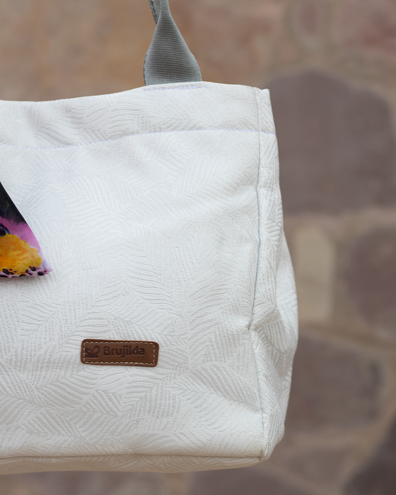 Bolso Fantasia Brillante Hojas