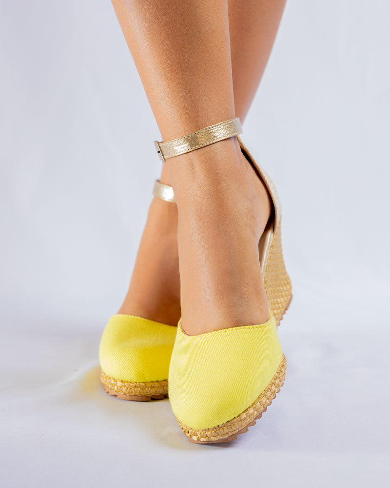 Candelaria Lona Amarillo 65mm