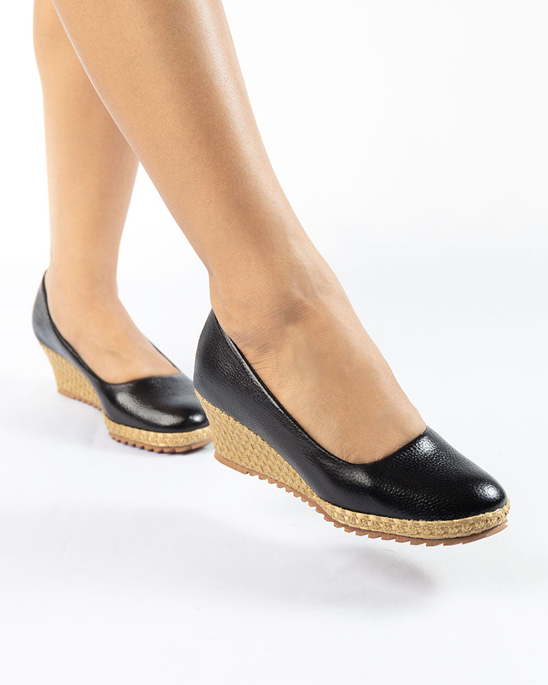 Valentina Cuero Negro 45mm