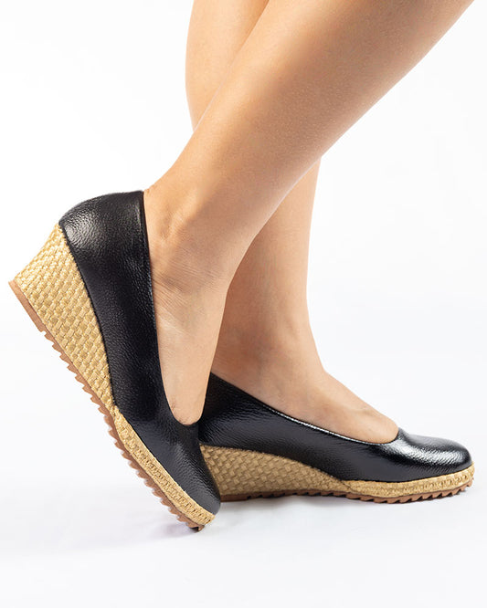 Valentina Cuero Negro 45mm