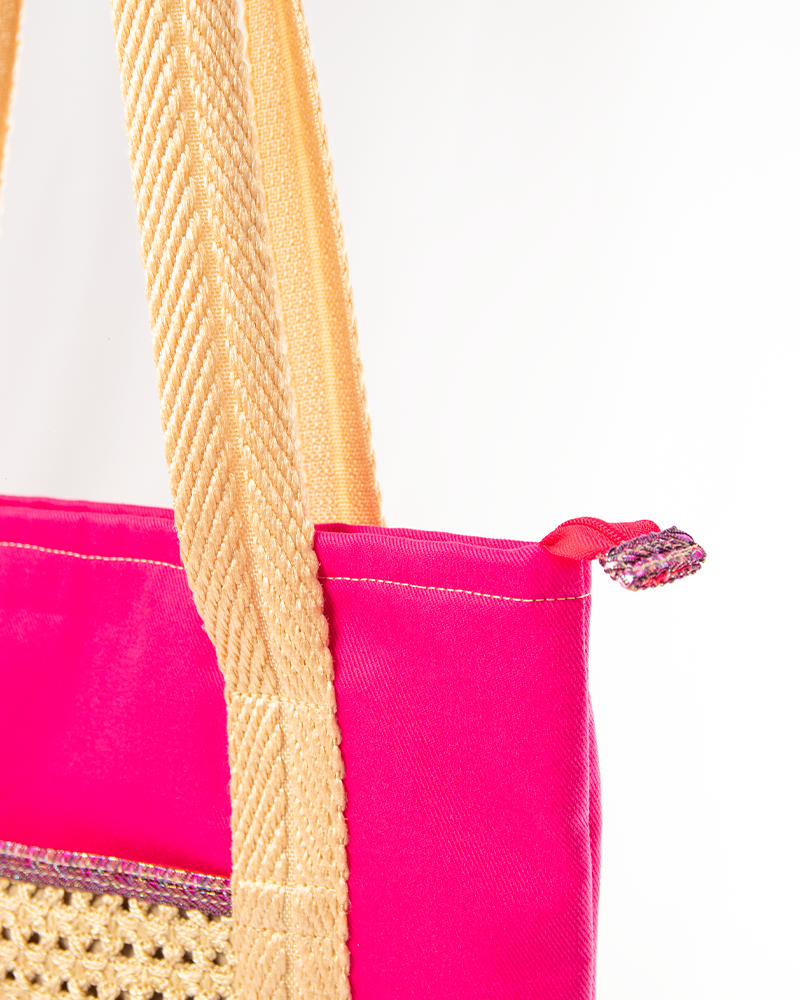 Bolso Barbie Fucsia x Yute