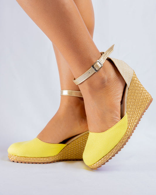 Candelaria Lona Amarillo 65mm