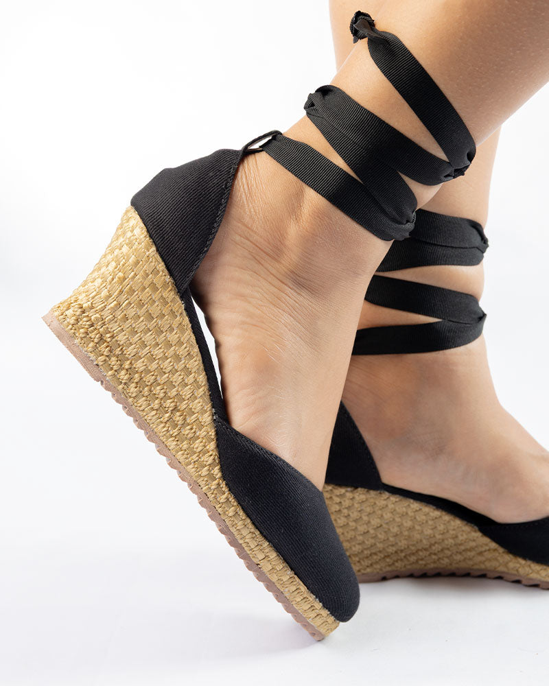 Cayetana Lona Negro Cintas 55mm