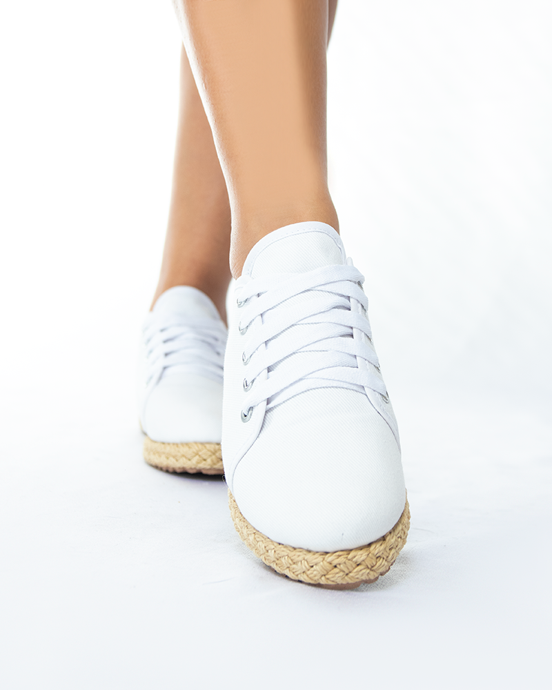 Tenis Lona Blanco